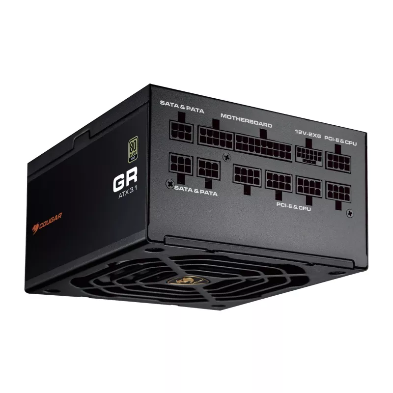 Maitinimo blokas COUGAR GR 1000W ATX3.1 PCIE 5.1 80 PLUS Gold, 1000 W, 20+4 kontaktų ATX, 120 mm ventiliatorius