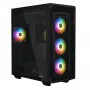 XPG BATTLECRUISER II ST Mid-Tower Juoda, Midi Tower, PC, juoda, ATX, EATX, micro ATX, Mini-ITX, nerūdijantis plienas, žaidimams