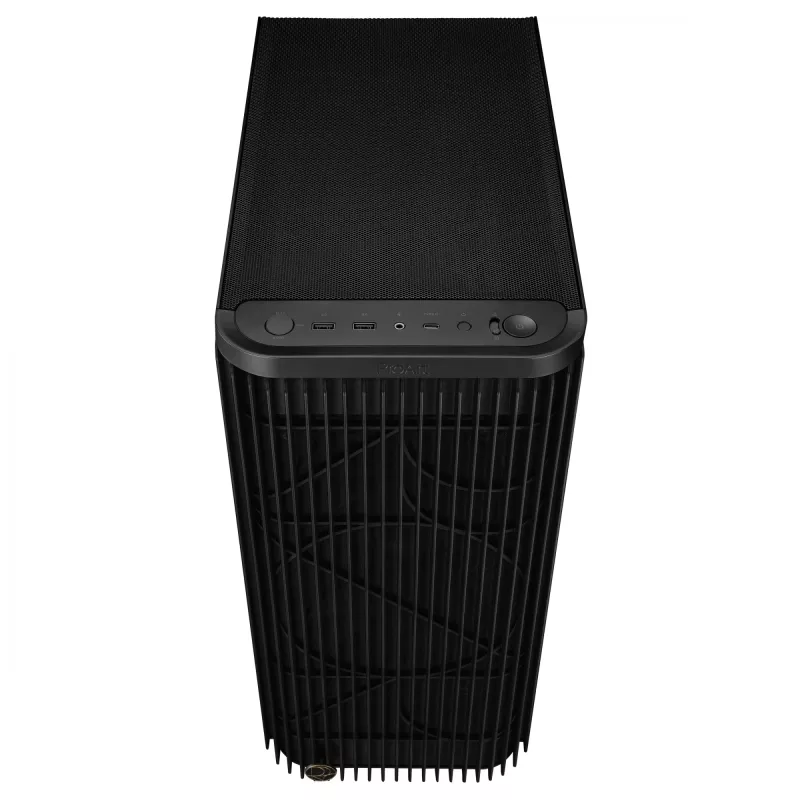 PC korpusas ASUS ProArt PA401 Mesh Panel Juoda, ATX, 2x160mm priekyje, 1x120mm gale, 2x3.5 col. + 2x2.5 col., USB 3.2 Gen1