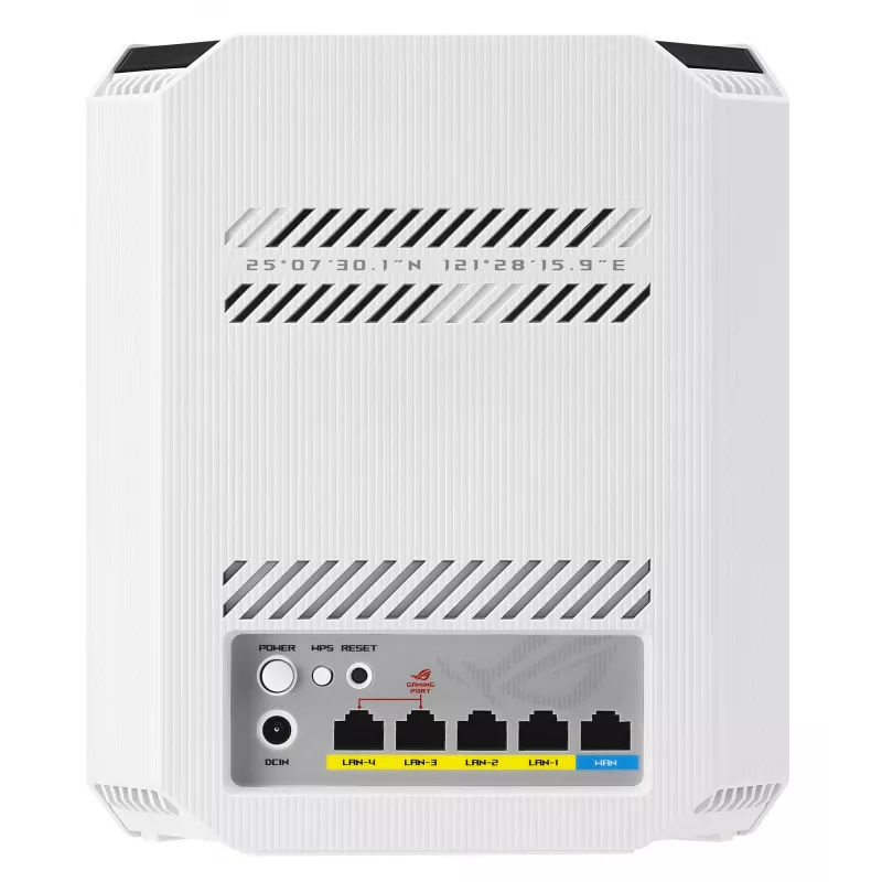 ASUS GS-BE7200 belaidis maršrutizatorius 2,5 Gigabit Ethernet dviejų juostų (2,4 GHz / 5 GHz) baltas, juodas