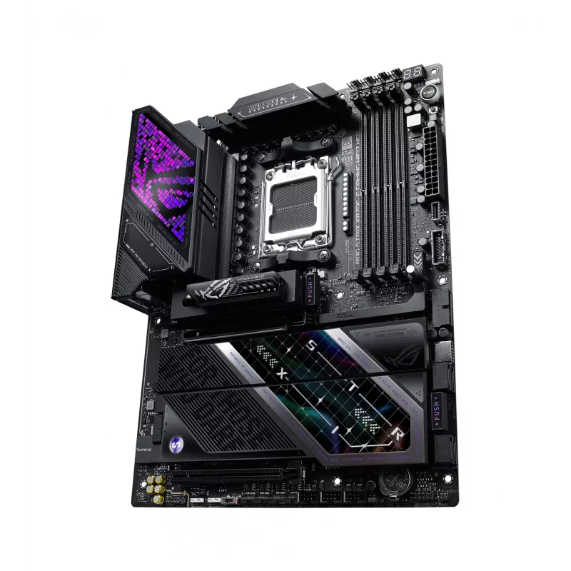 Pagrindinė plokštė ASUS ROG STRIX X870E-E GAMING WIFI7 NEO — AM5, X870E lustų rinkinys, PCIe palaikymas, Wi‑Fi 7