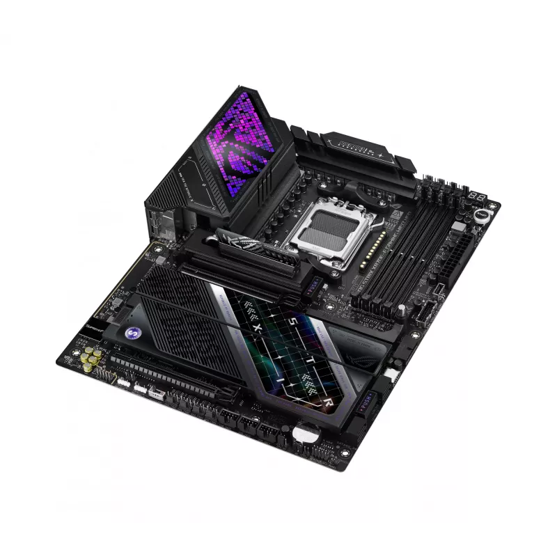 Pagrindinė plokštė ASUS ROG STRIX X870E-E GAMING WIFI7 NEO — AM5, X870E lustų rinkinys, PCIe palaikymas, Wi‑Fi 7
