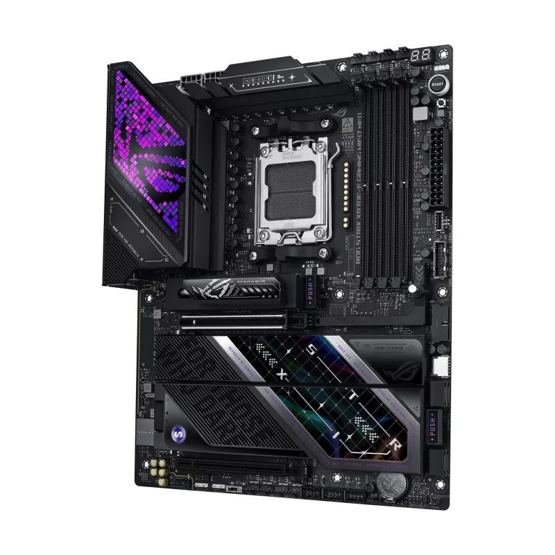 Pagrindinė plokštė ASUS ROG STRIX X870E-E GAMING WIFI7 NEO — AM5, X870E lustų rinkinys, PCIe palaikymas, Wi‑Fi 7