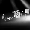Cougar CFV235 Vision Midi Tower PC korpusas, ARGB, 9,16 colio LCD (1920×462), grūdintas stiklas, juodas
