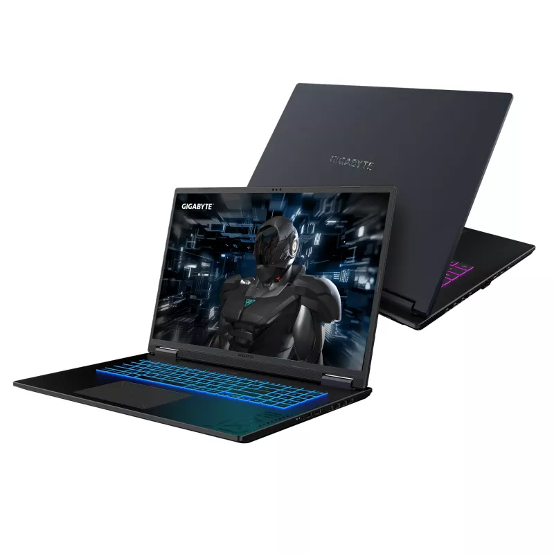 GIGABYTE Gaming A18 PRO DXJG3DEBC4SH Intel Core 7 240H Nešiojamasis kompiuteris 45,7 cm (18 colių) WQXGA 32 GB LPDDR5x-SDRAM 1 TB SSD NVIDIA GeForce RTX 5070 Ti Wi-Fi 6E (802.11ax) Windows 11 Home Juoda