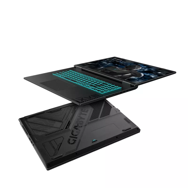 GIGABYTE Gaming A18 PRO DXJG3DEBC4SH Intel Core 7 240H Nešiojamasis kompiuteris 45,7 cm (18 colių) WQXGA 32 GB LPDDR5x-SDRAM 1 TB SSD NVIDIA GeForce RTX 5070 Ti Wi-Fi 6E (802.11ax) Windows 11 Home Juoda