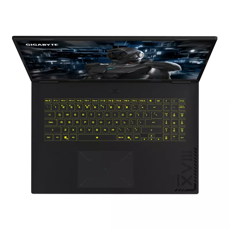 GIGABYTE Gaming A18 PRO DXJG3DEBC4SH Intel Core 7 240H Nešiojamasis kompiuteris 45,7 cm (18 colių) WQXGA 32 GB LPDDR5x-SDRAM 1 TB SSD NVIDIA GeForce RTX 5070 Ti Wi-Fi 6E (802.11ax) Windows 11 Home Juoda