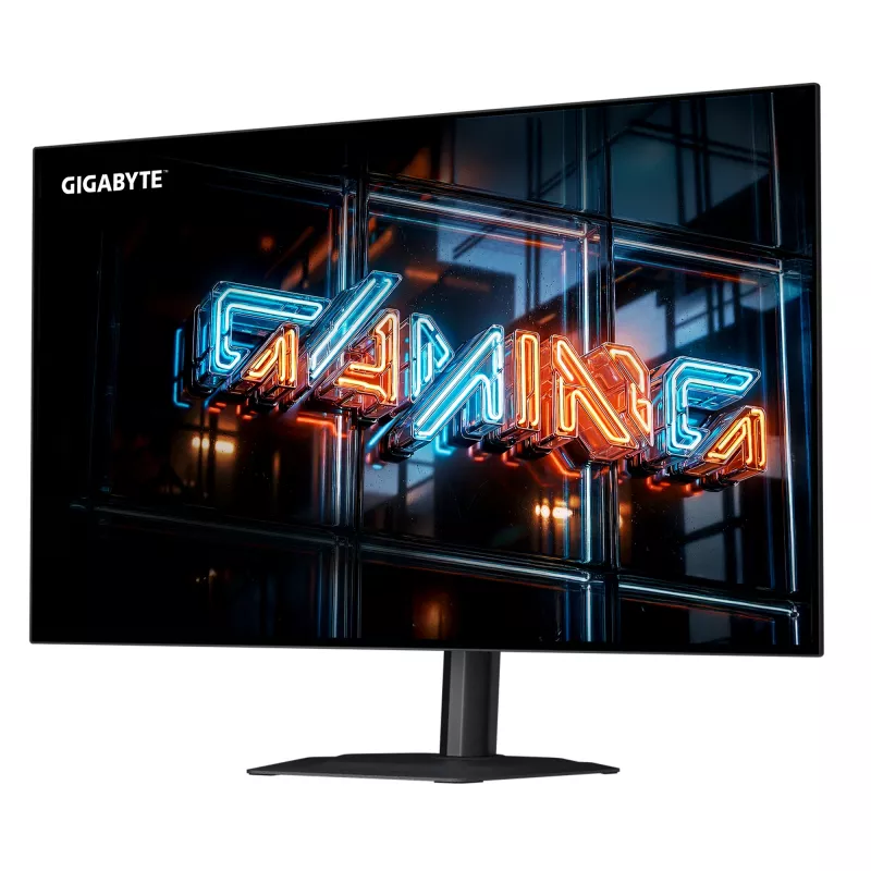 27 colių GIGABYTE MO27Q28GR WOLED QHD žaidimų monitorius — 2560×1440, 280Hz, 0,03ms, 335 cd/m², HDMI 2.1, DisplayPort 1.4