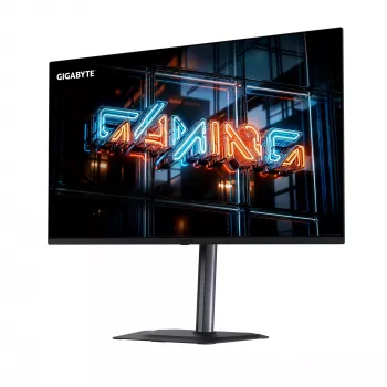 GIGABYTE MO32U24 32 colių QD-OLED žaidimų monitorius, 4K UHD 3840x2160, 240Hz, 0.03ms, HDMI 2.1, DisplayPort 1.4, HDR True Juoda 500
