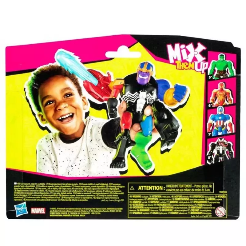 Marvel MixMashers Avengers Thanos Mix-&-Match, 4 m., Įvairiaspalvis
