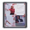 Nobo Premium Plus magnetinė lauko skelbimų lenta su užraktu 8xA4