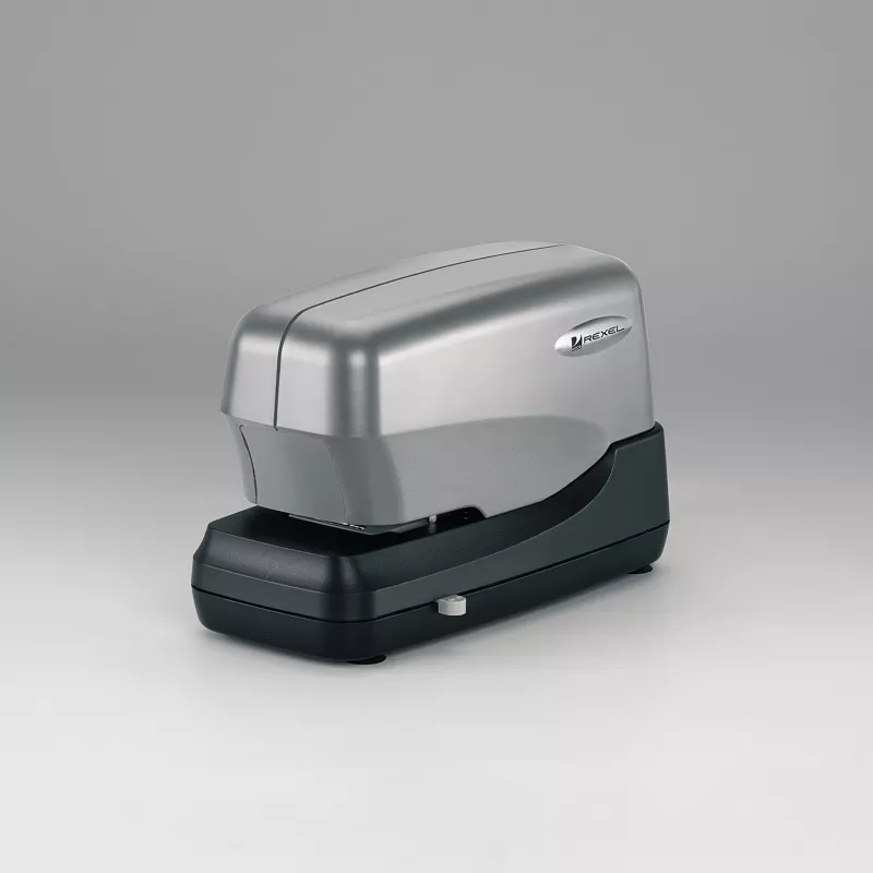 “Rexel Stella70” elektrinis kasetinis segiklis ES, 70 lapų, Galinis, 5000 segių, Juoda, Sidabrinė, 259 mm, 372 mm
