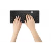 Kensington Dual Wireless Compact klaviatūra - BE, Mini, Wireless, RF Wireless + Bluetooth, AZERTY, Juoda