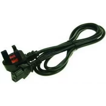 2-Power IEC C13 Laidas su UK Kištuku Juodas C13 jungtis