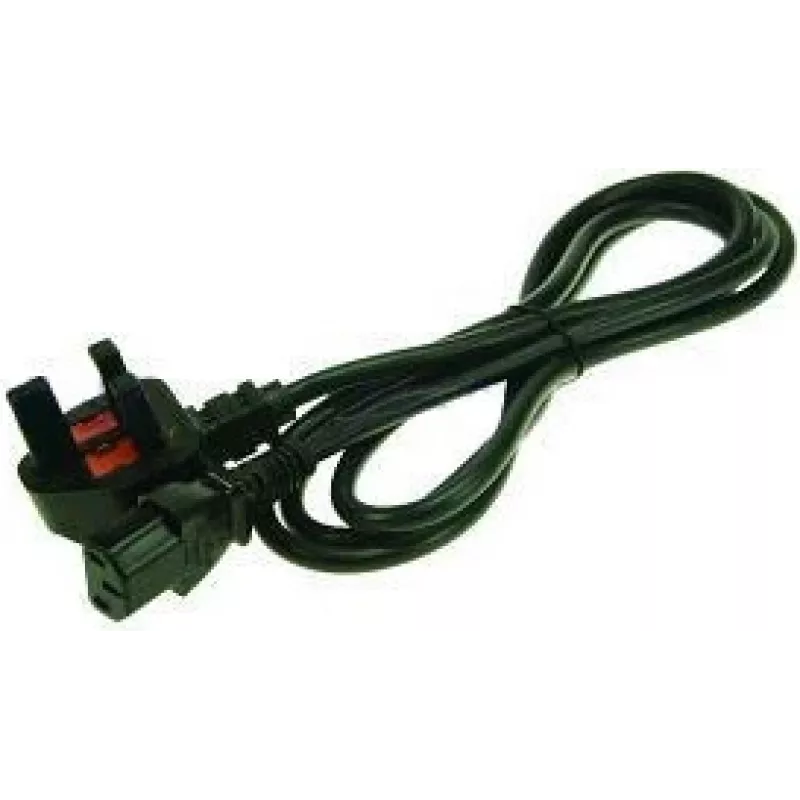 2-Power IEC C13 Laidas su UK Kištuku Juodas C13 jungtis