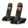 Motorola S12 Duo DECT telefonas Skambinančiojo ID Juodas