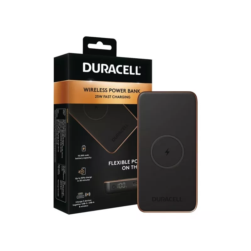 Duracell DRPB3040A išorinė baterija 10000 mAh juoda
