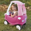 Little Tikes Cozy Coupe Princess, 1,5 m., 4 ratai(-ų), Plastikas, Mėlyna, Rožinė, Balta
