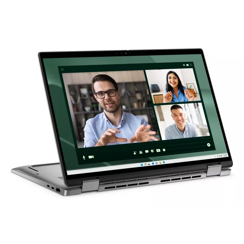 DELL Latitude 7450 2-in-1 Intel Core Ultra 7 165U Hybrid (2-in-1) 35,6 cm (14 colių) jutiklinis ekranas Full HD+ 16 GB LPDDR5x-SDRAM 512 GB SSD Wi-Fi 7 (802.11be) Windows 11 Pro vokiečių pilka