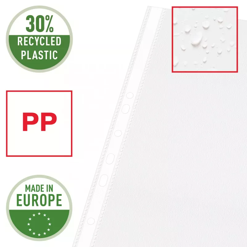 Esselte Quality Pocket A3 stačias, 30 % prieš vartojimą perdirbto plastiko