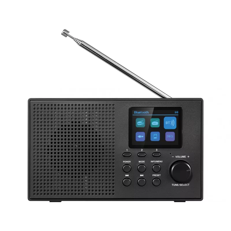 Sandberg garsiakalbis radijas DAB+BT įkraunamas, nešiojamas, analoginis ir skaitmeninis, DAB+, FM, 87.5–108 MHz, 174–240 MHz, 3 W