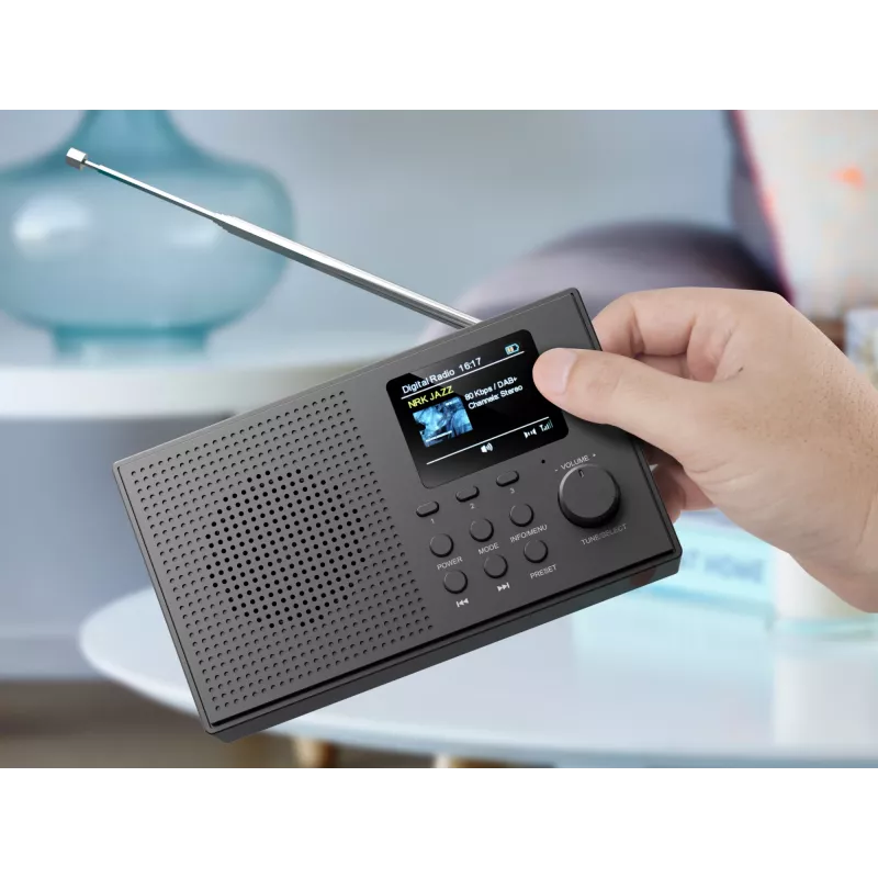 Sandberg garsiakalbis radijas DAB+BT įkraunamas, nešiojamas, analoginis ir skaitmeninis, DAB+, FM, 87.5–108 MHz, 174–240 MHz, 3 W