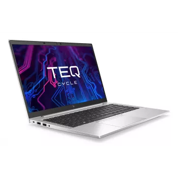Teqcycle HP Elitebook 840 G8 Intel® Core™ i5 i5-1145G7 Nešiojamasis kompiuteris 35.6 cm (14 colių) Full HD 16 GB DDR4-SDRAM 256 GB SSD Wi-Fi 6 (802.11ax) Windows 11 Pro German Sidabrinė