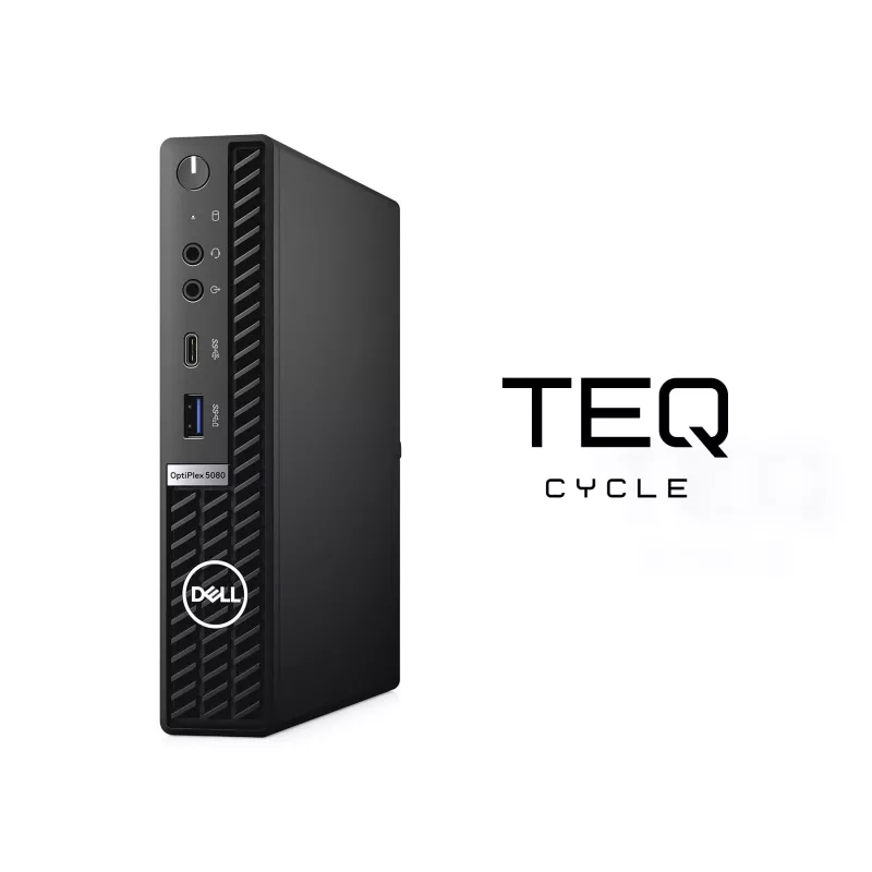 Teqcycle DELL OptiPlex 5080 Intel® Core™ i5 i5-10500T 16 GB DDR4-SDRAM 256 GB SSD Windows 11 Pro MFF Mini kompiuteris Juodas