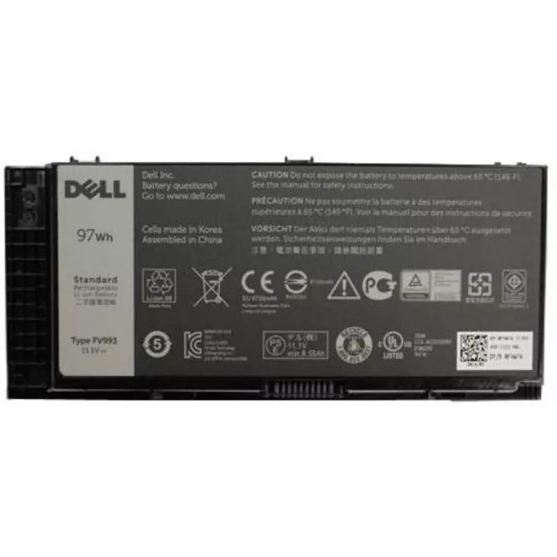 DELL FVWT4 nešiojamojo kompiuterio atsarginė dalis Baterija