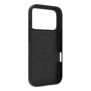 Apsauginis galinis dangtelis dbramante1928 Nuuk Pro MS, skirtas Apple iPhone 17 Pro — suderinamas su MagSafe, plastikinis, juodas