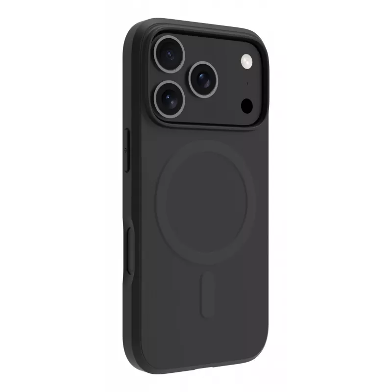 Apsauginis galinis dangtelis dbramante1928 Nuuk Pro MS, skirtas Apple iPhone 17 Pro — suderinamas su MagSafe, plastikinis, juodas