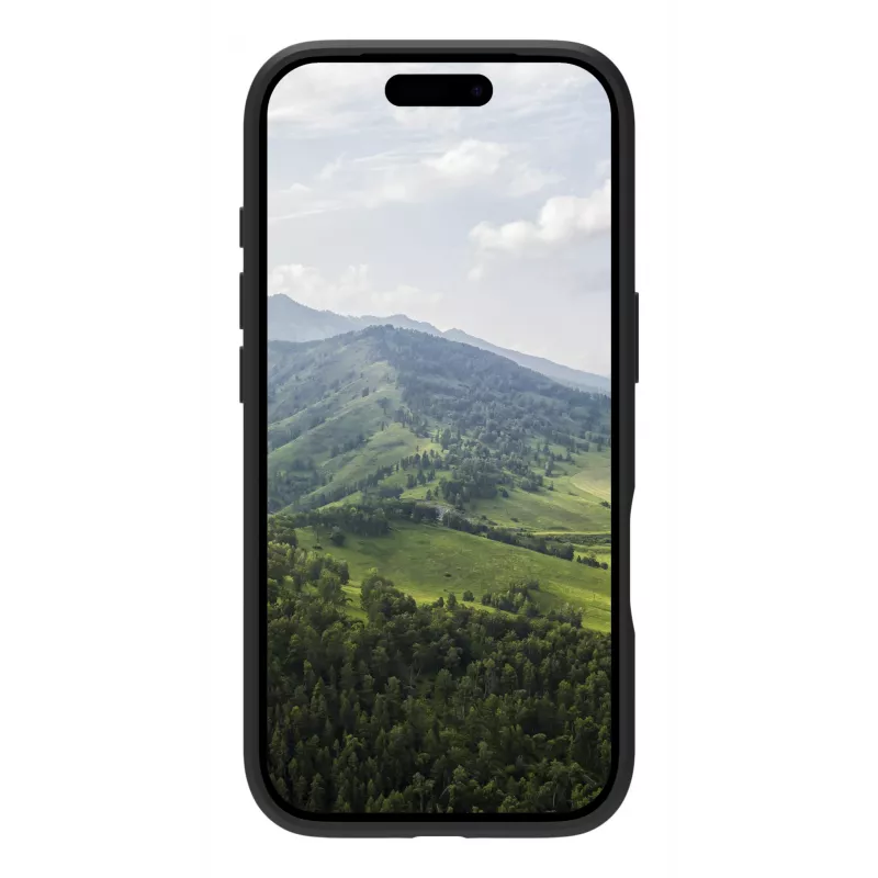Apsauginis galinis dangtelis dbramante1928 Nuuk Pro MS, skirtas Apple iPhone 17 Pro — suderinamas su MagSafe, plastikinis, juodas