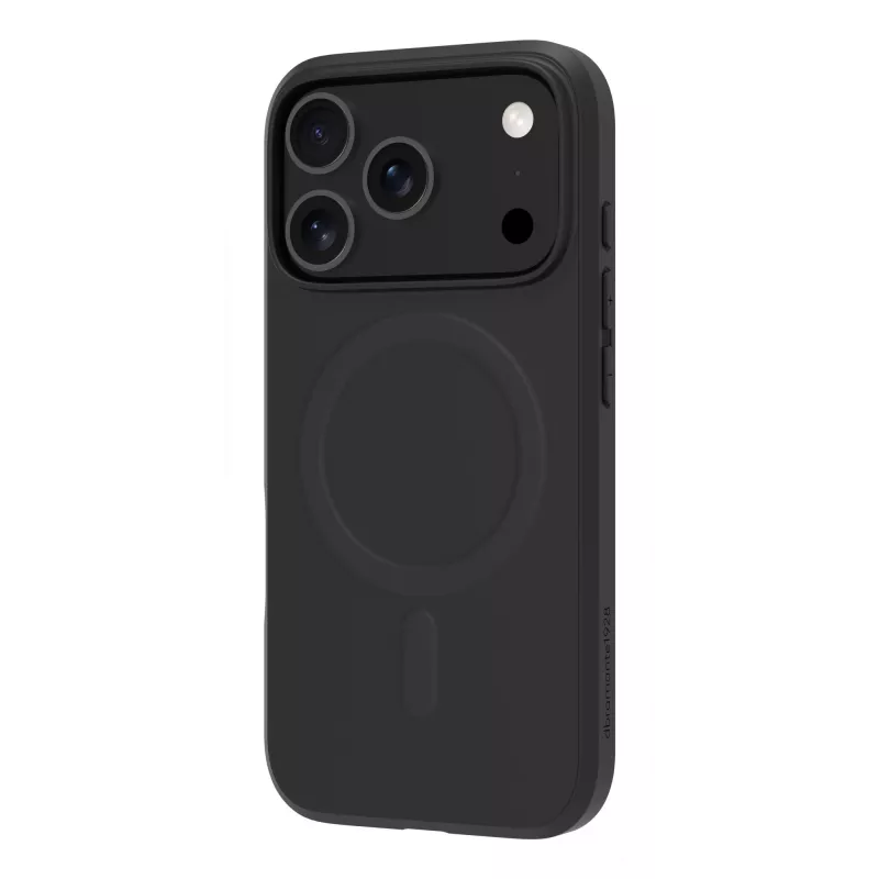 Apsauginis galinis dangtelis dbramante1928 Nuuk Pro MS, skirtas Apple iPhone 17 Pro — suderinamas su MagSafe, plastikinis, juodas