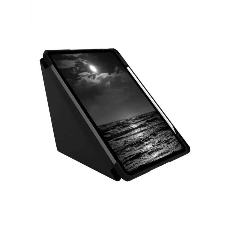 Planšetės flip dėklas d bramante LOIAICBL6825, skirtas Apple iPad Air 11 col. (27,9 cm) — suderinamas M3/M2/5-tos/4-tos kartos, stovo režimas, 220 g