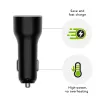 Automobilinis įkroviklis USB-C 65 W, d bramante re-charge — 12–24 V cigarečių degiklio lizdas, 1× USB-C, juodas