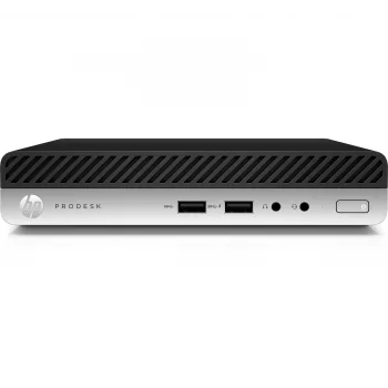 T1A HP ProDesk 400 G4 Atnaujintas Intel® Core™ i5 i5-8400T 8 GB DDR4-SDRAM 256 GB SSD Windows 10 Pro Mini PC Juoda, Sidabrinė