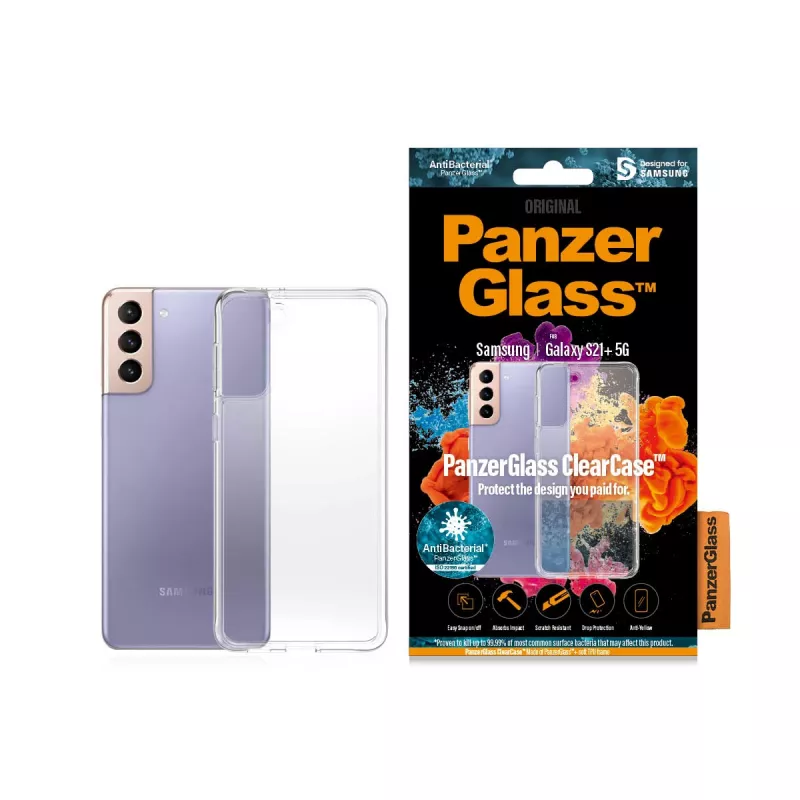 PanzerGlass ® ClearCase™ Samsung Galaxy S21 Plus 5G, Dėklas, Samsung, Samsung - Galaxy S21+, Skaidrus