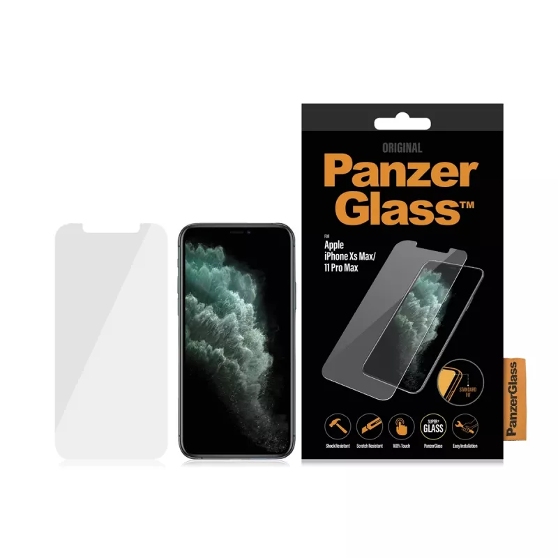PanzerGlass ® Apsauginė plėvelė ekranui iPhone 11 Pro Max | Xs Max | Standard Fit