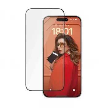„PanzerGlass®“ keraminė ekrano apsauga „iPhone 15 Pro“ | itin plati danga su „EasyAligner“