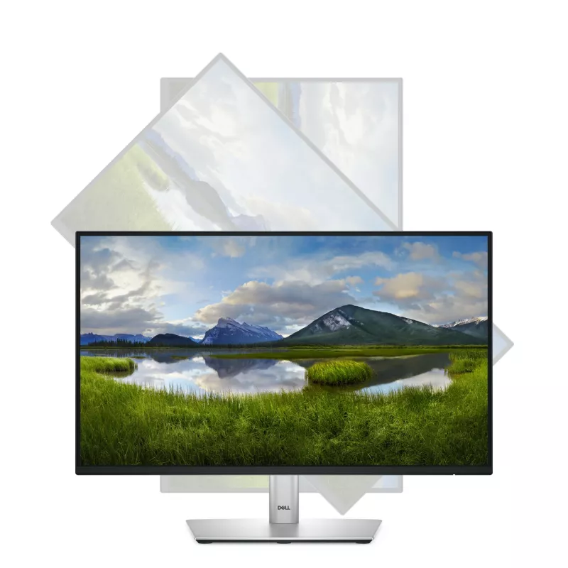 DELL P Series P2225H kompiuterio monitorius 54.6 cm (21.5 col.) 1920 x 1080 pikselių Full HD LCD juoda, sidabrinė