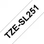 Brother TZESL251 juostelė etiketėms kurti Juoda ant baltos spalvos