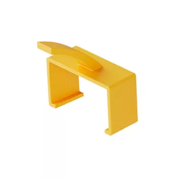 Lanview spaustukai ploniems ir lankstiems kabeliams 20 vnt. geltoni plastikiniai 150 mm 20 vnt.