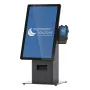 Kiosko rinkinys Ergonomic Solutions SpacePole Mini Kiosk Countertop Juoda Metal
