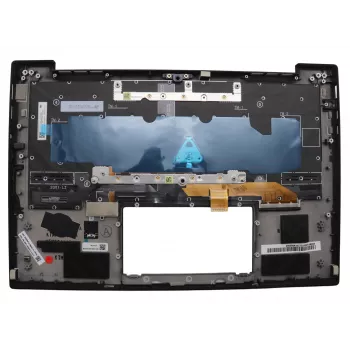 Nešiojamojo kompiuterio atsarginė dalis Dangtis ir apšviečiama klaviatūra, skirta Lenovo ThinkPad X1 Carbon Gen 13 (modelis 5M11Q55957), juoda/daugiaspalvė