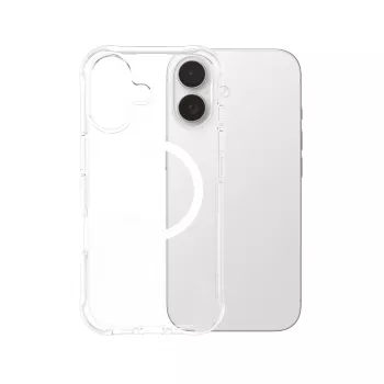 PanzerGlass CARE™ by ® Samba Case permatomas su baltu MagSafe iPhone 17 | Didmeninė pakuotė