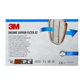 3M 6055 Dujų ir garų kasetė 4 vnt.