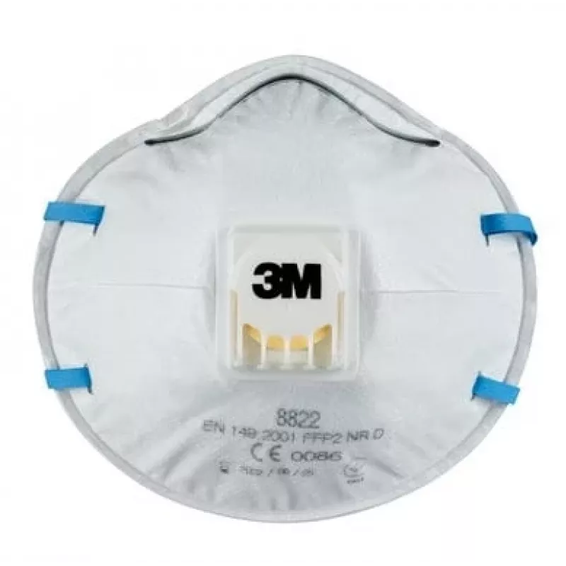 3M 8822PRO5 daugkartinis respiratorius FFP2 Pusės veido respiratorius Orą valantis respiratorius