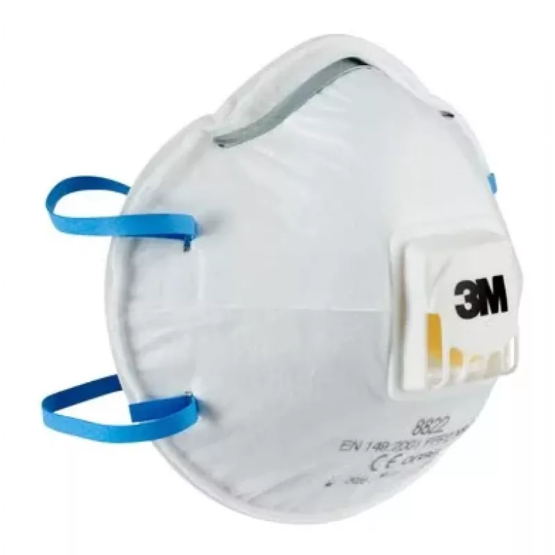3M 8822PRO5 daugkartinis respiratorius FFP2 Pusės veido respiratorius Orą valantis respiratorius