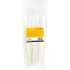 StarTech.com 10 colių (25 cm) daugkartiniai kabelių raiščiai – 1/4 colio (7 mm) pločio, 2-1/2 colio (65 mm) ryšulio skersmuo, 50 svarų (22 kg) tempiamasis stipris, atsegami nailoniniai raiščiai, vidaus/lauko, 94V-2 / UL sąraše, 100 vnt. – balti
