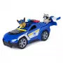 PAW Patrol: Search & Rescue, Chase Rescue Cruiser automobilis su 2 figūrėlėmis, policijos automobilio žaislas su atitraukimo ir paleidimo veiksmu, vaikiški žaislai berniukams ir mergaitėms nuo 3 metų